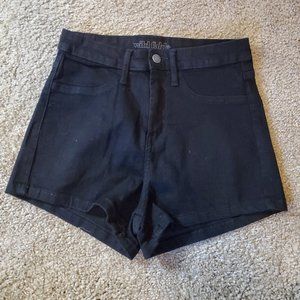Wild Fable Black High Rise Shorts